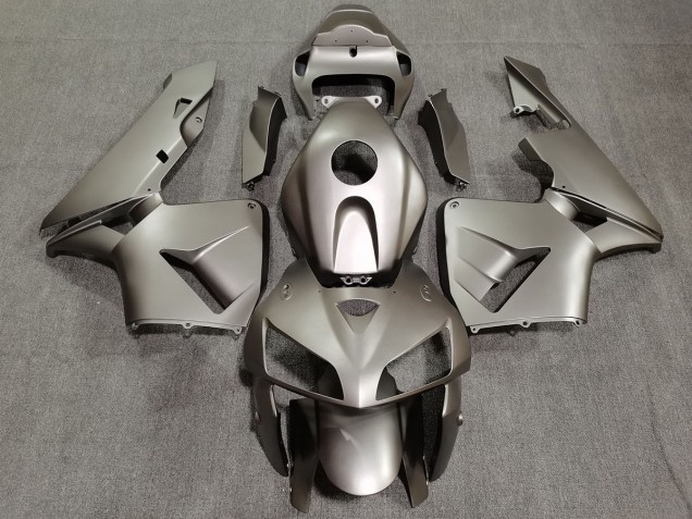 Matte Silver 05-06 CBR600RR Motorcycle Fairing Matte Silver 05-06 CBR600RR Motorcycle Fairing