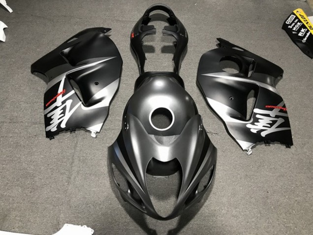 Matte Silver / Black 97-07 GSXR 1300 Hayabusa Motorcycle Fairing Matte Silver / Black 97-07 GSXR 1300 Hayabusa Motorcycle Fairing