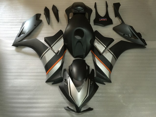 Matte Silver and Black 12-16 CBR1000RR Motorcycle Fairing Matte Silver and Black 12-16 CBR1000RR Motorcycle Fairing