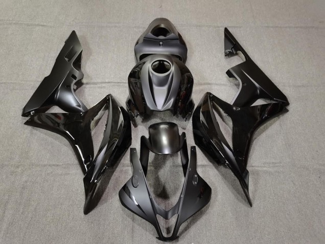 Matte and Gloss Black 07-08 CBR600RR Motorcycle Fairing Matte and Gloss Black 07-08 CBR600RR Motorcycle Fairing