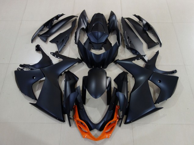 Matte and Orange 09-16 GSXR 1000 Motorcycle Fairing Matte and Orange 09-16 GSXR 1000 Motorcycle Fairing