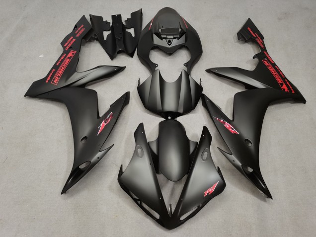Matte and Red 04-06 R1 Motorcycle Fairing