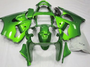 Metallic Green 00-02 ZX6R Motorcycle Fairing