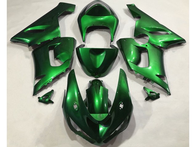 Metallic Green 05-06 ZX6R Motorcycle Fairing Metallic Green 05-06 ZX6R Motorcycle Fairing