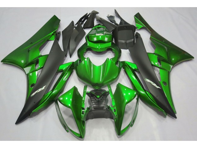 Metallic Green & Black 06-07 R6 Motorcycle Fairing Metallic Green & Black 06-07 R6 Motorcycle Fairing