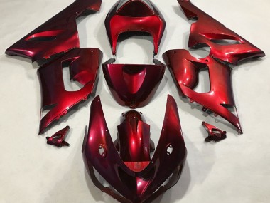 Metallic Red 05-06 ZX6R Motorcycle Fairing