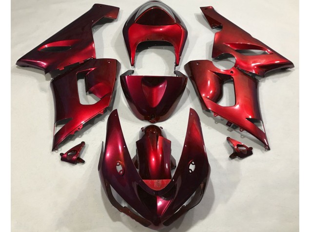 Metallic Red 05-06 ZX6R Motorcycle Fairing