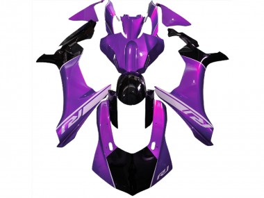 Mood Purple and Black 15-19 R1 Motorcycle Fairing