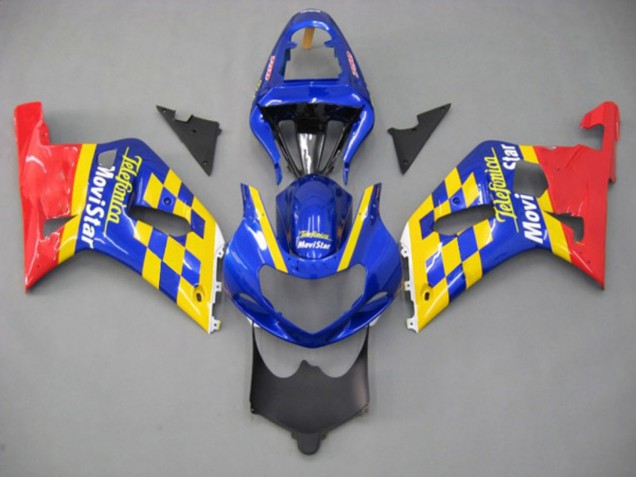 MoviStar 01-03 GSXR 600-750 Motorcycle Fairing MoviStar 01-03 GSXR 600-750 Motorcycle Fairing