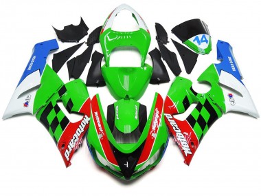 Multi Color Check 05-06 ZX6R Motorcycle Fairing