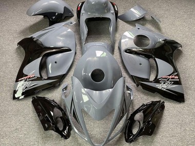 Nardo Grey & Black 08-20 GSXR 1300 Hayabusa Motorcycle Fairing
