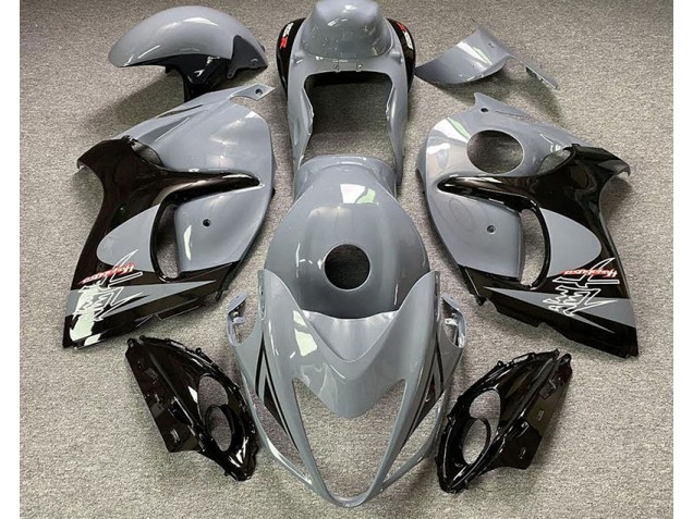 Nardo Grey & Black 08-20 GSXR 1300 Hayabusa Motorcycle Fairing
