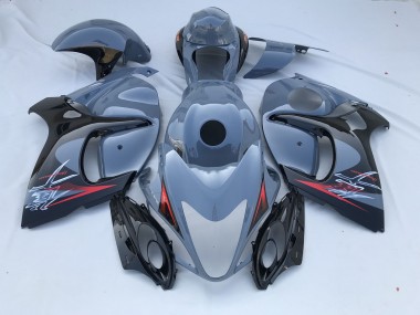 Nardo Grey and Black Limited 08-20 GSXR 1300 Hayabusa Motorcycle Fairing