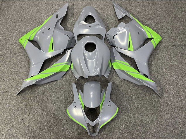 Nardo Grey and Green 09-12 CBR600RR Motorcycle Fairing