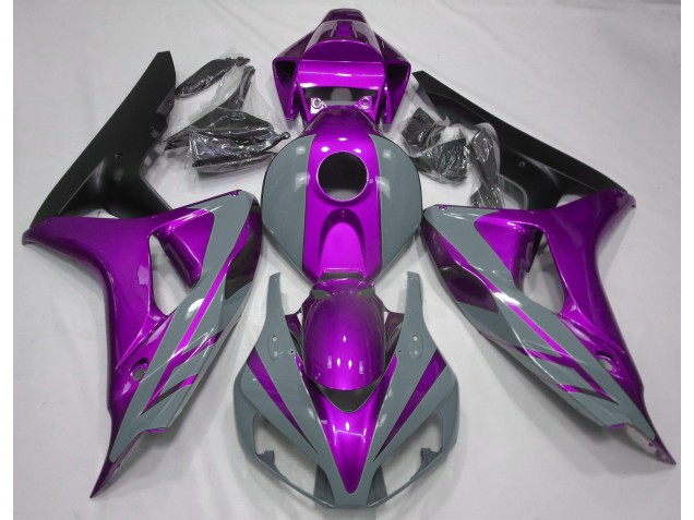 Nardo Grey and Purple 06-07 CBR1000RR Motorcycle Fairing