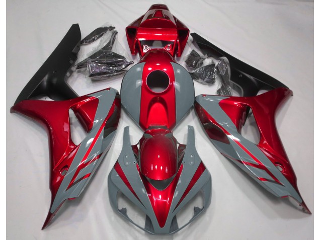 Nardo Grey and Red 06-07 CBR1000RR Motorcycle Fairing