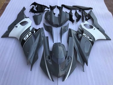 Nardo Grey and White 17-21 R6 Motorcycle Fairing