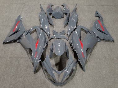 Nardo and Red 13-18 ZX6R Motorcycle Fairing