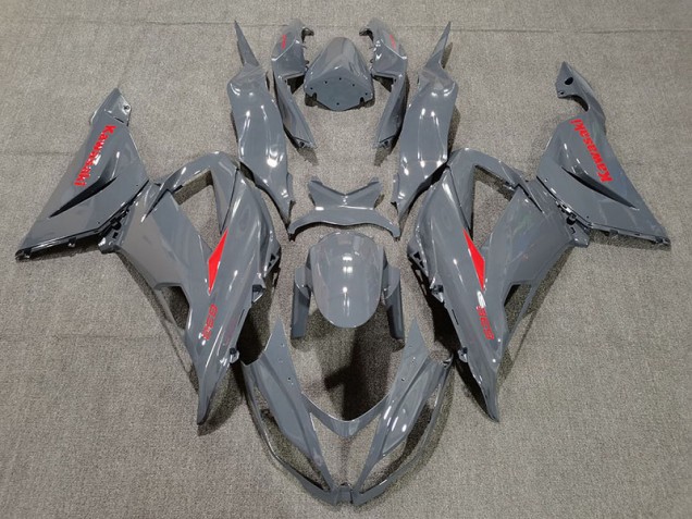 Nardo and Red 13-18 ZX6R Motorcycle Fairing