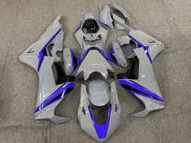 Nardo with Blue Stripes 17-23 CBR1000RR Motorcycle Fairing