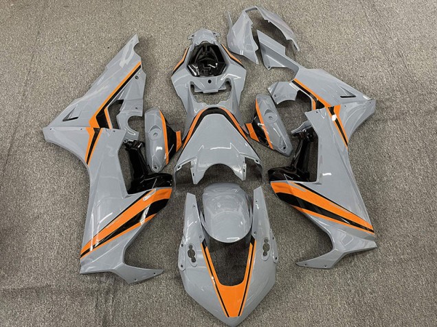 Nardo with Orange Stripes 17-23 CBR1000RR Motorcycle Fairing