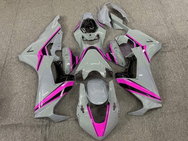 Nardo with Pink Stripes 17-23 CBR1000RR Motorcycle Fairing