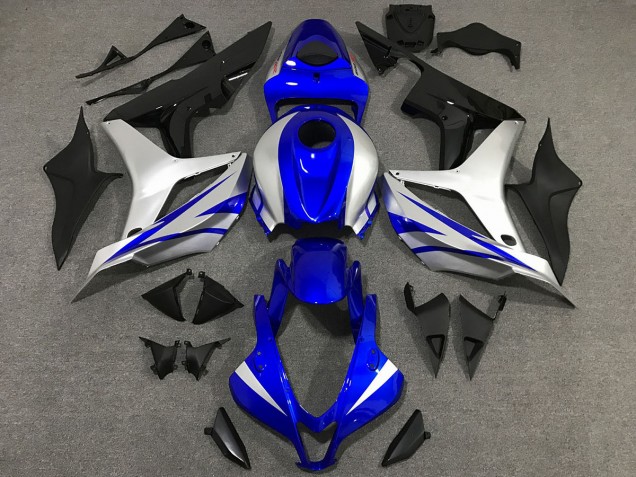 OEM Style Blue and Silver 07-08 CBR600RR Motorcycle Fairing OEM Style Blue and Silver 07-08 CBR600RR Motorcycle Fairing