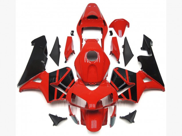 OEM Style Red Black 03-04 CBR600RR Motorcycle Fairing