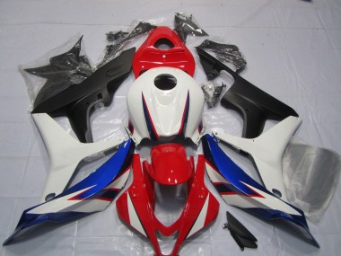 OEM White Red Blue Style Design 07-08 CBR600RR Motorcycle Fairing