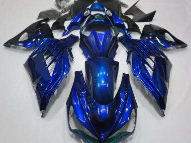Ocean Blue Gloss 12-21 ZX14R Motorcycle Fairing