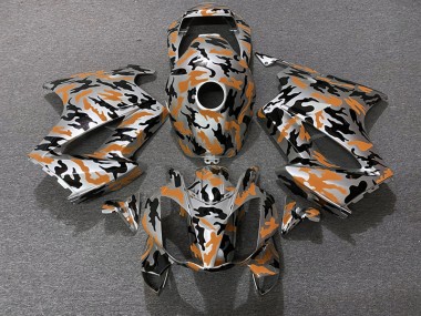 Orange Camo 02-12 VFR800 Motorcycle Fairing