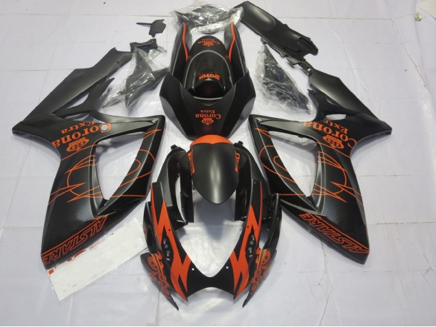 Orange Matte 06-07 GSXR 600-750 Motorcycle Fairing Orange Matte 06-07 GSXR 600-750 Motorcycle Fairing