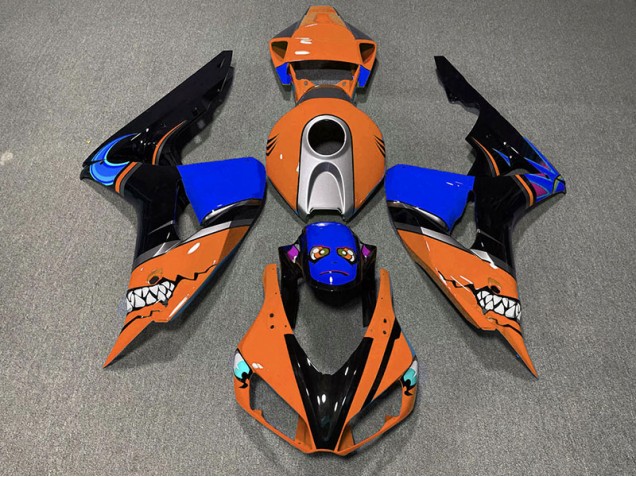 Orange Shark 06-07 CBR1000RR Motorcycle Fairing Orange Shark 06-07 CBR1000RR Motorcycle Fairing
