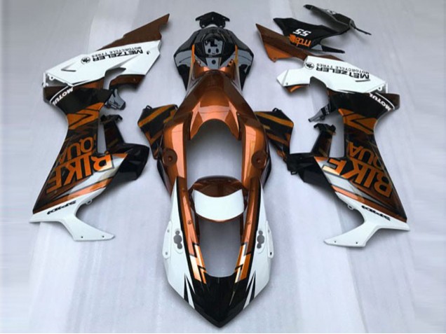 Orange & White Custom 17-23 CBR1000RR Motorcycle Fairing