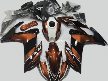 Orange and Gloss Black 15-18 R3 Motorcycle Fairing