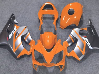 Orange and Matte Silver 01-03 CBR600 F4i Motorcycle Fairing