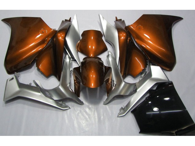 Orange and Silver 10-13 VFR1200 Motorcycle Fairing Orange and Silver 10-13 VFR1200 Motorcycle Fairing