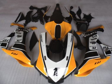 Orange and White 15-19 R1 Motorcycle Fairing