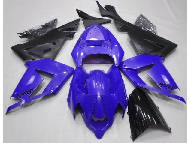 Pearl Blue & Black 04-05 ZX10R Motorcycle Fairing Pearl Blue & Black 04-05 ZX10R Motorcycle Fairing