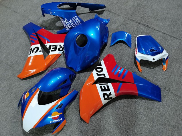 Pearl Blue Repsol Style 08-11 CBR1000RR Motorcycle Fairing Pearl Blue Repsol Style 08-11 CBR1000RR Motorcycle Fairing