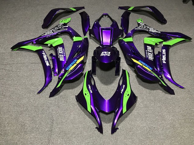 Pearl Purple Trickstar 16-19 ZX10R Motorcycle Fairing Pearl Purple Trickstar 16-19 ZX10R Motorcycle Fairing