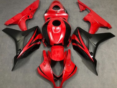 Pearl Red & Black 07-08 CBR600RR Motorcycle Fairing