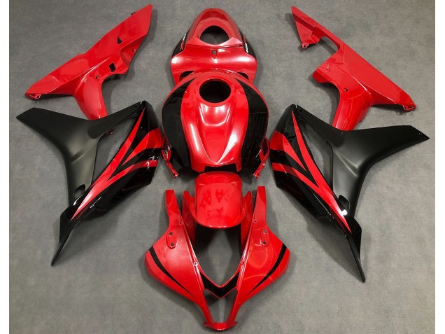 Pearl Red & Black 07-08 CBR600RR Motorcycle Fairing Pearl Red & Black 07-08 CBR600RR Motorcycle Fairing