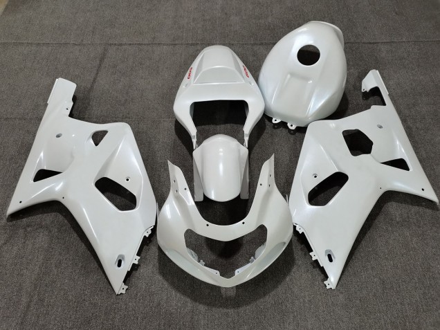 Pearl White 01-03 GSXR 600-750 Motorcycle Fairing