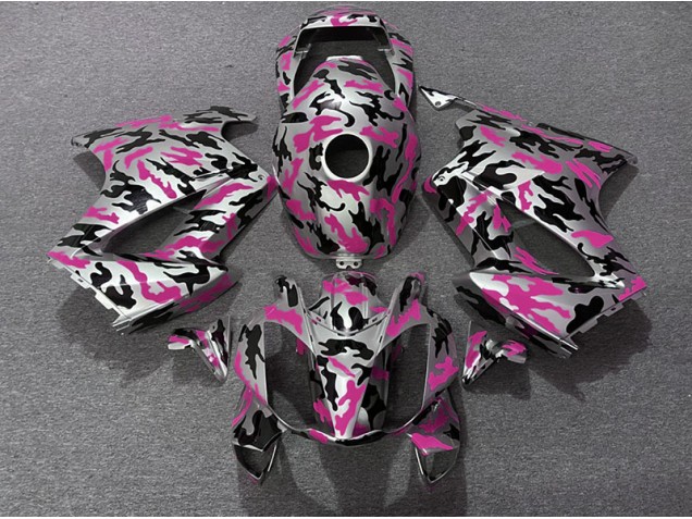 Pink Camo 02-12 VFR800 Motorcycle Fairing