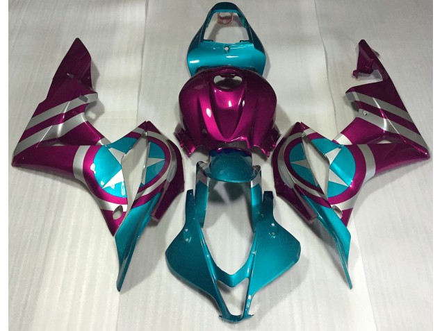 Pink Captain America 07-08 CBR600RR Motorcycle Fairing