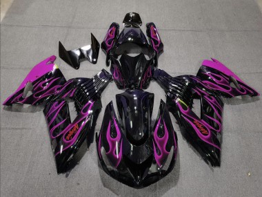 Pink Flame 06-11 ZX14R Motorcycle Fairing