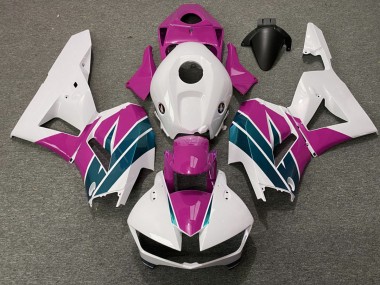 Pink and Emerald Gloss 13-23 CBR600RR Motorcycle Fairing