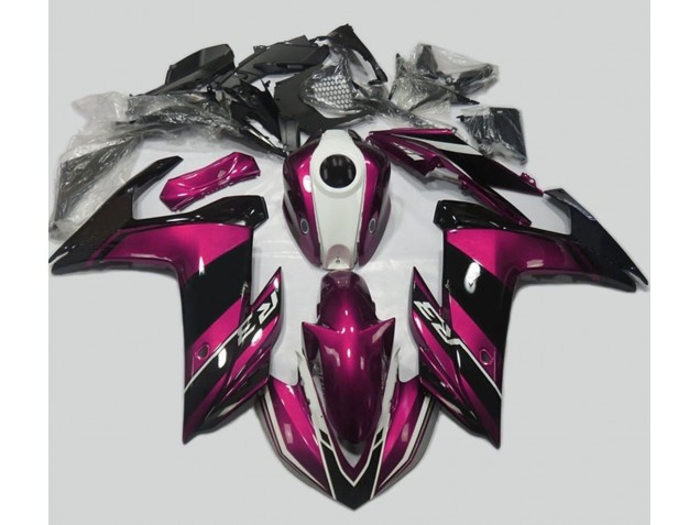 Pink and Gloss Black 15-18 R3 Motorcycle Fairing Pink and Gloss Black 15-18 R3 Motorcycle Fairing