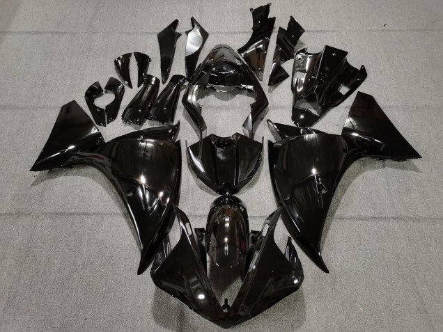 Plain Gloss Black 09-11 R1 Motorcycle Fairing